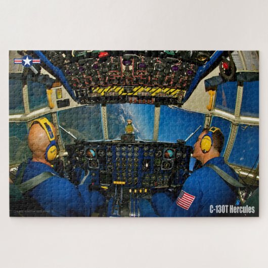 C-130T HERCULES COCKPIT (20x30 INCH) Legpuzzel (Horizontaal)
