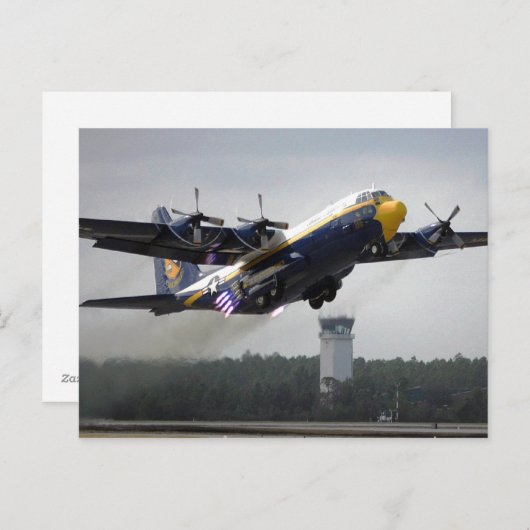 C-130T Hercules - "Fat Albert" Blue Angels Postcar Briefkaart (Voorkant / Achterkant)
