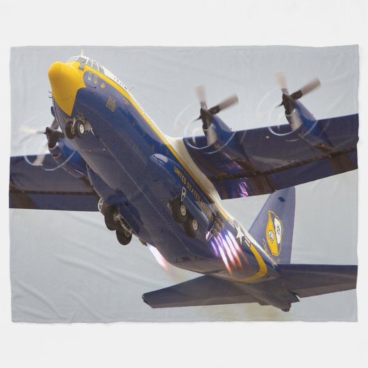 C-130T HERCULES FLEECE DEKEN (Voorkant (Horizontaal))
