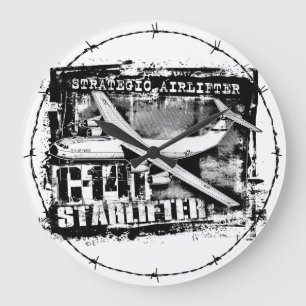 C-141 Grote klokplaat met acrylwand Klok