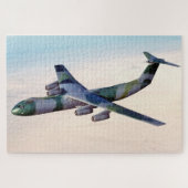 C-141 Militaire strategische vlieglifter Legpuzzel (Horizontaal)