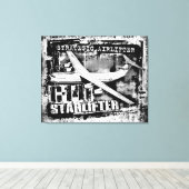 C-141 Stapelpapier met stapelfunctie Canvas Afdruk (Insitu (Houten vloer))