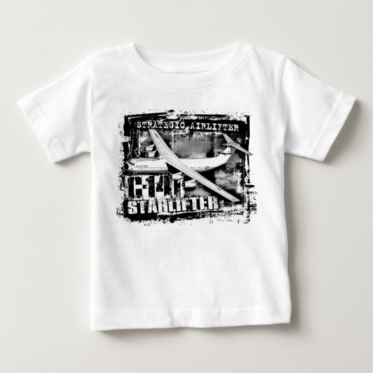 C-141 Starlifter Baby Romper T-shirt (Voorkant)
