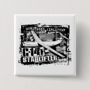 C-141 Starlifter Button Button