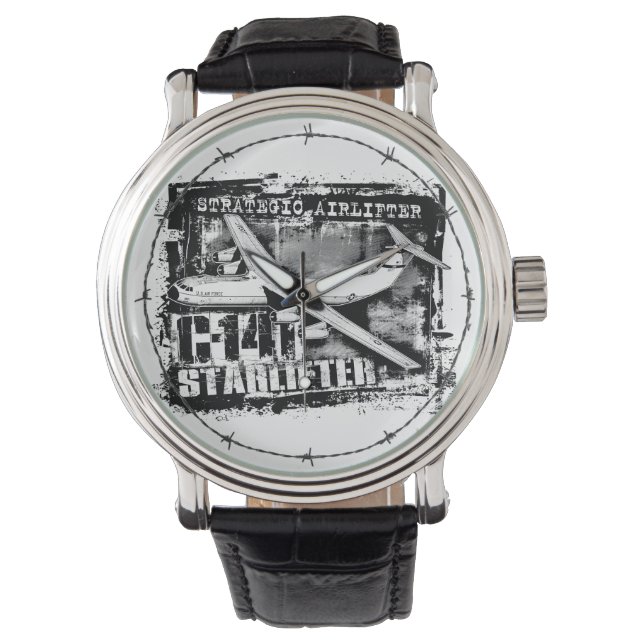 C-141 Starlifter polshorloge eWatch Horloge (Voorkant)