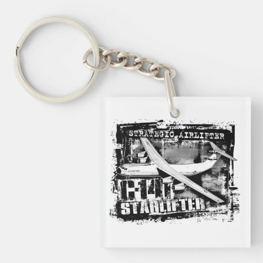 C-141 Starlifter Sleutelhanger Acryl Sleutelhanger (Voorkant)