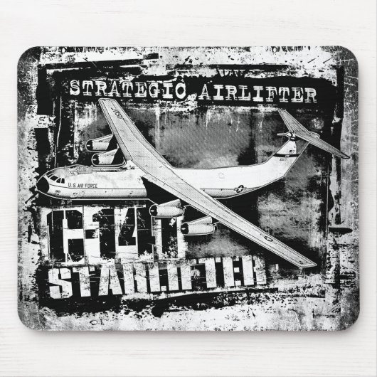 C-141 Startlifter Muismat Mousepad (Voorkant)