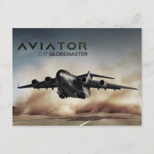 C-17 Globemaster Cargo-vliegtuig Briefkaart