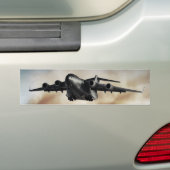 C-17 Globemaster Cargo-vliegtuig Bumpersticker (Op auto)