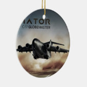 C-17 Globemaster Cargo-vliegtuig Keramisch Ornament (Rechts)