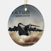 C-17 Globemaster Cargo-vliegtuig Keramisch Ornament (Links)