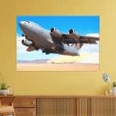 C-17 GLOBEMASTER III 40x60 Canvas Afdruk (Insitu (Woonkamer))