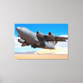 C-17 GLOBEMASTER III 40x60 Canvas Afdruk (Voorkant)