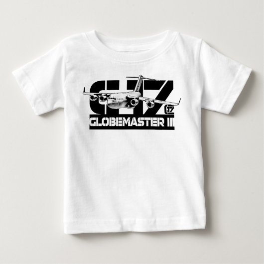 C-17 Globemaster III Baby Romper T-shirt (Voorkant)
