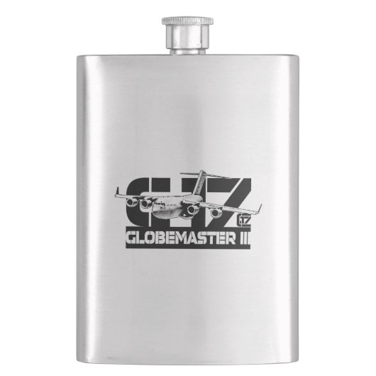 C-17 Globemaster III Flask Classic Flask Flacon (Voorkant)
