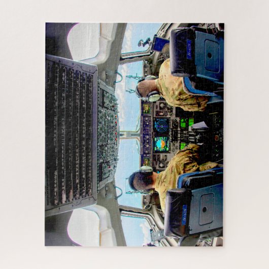 C-17 GLOBEMASTER III-KOCKPIT (16 x 20 INCH) Legpuzzel (Verticaal)