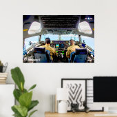 C-17 GLOBEMASTER III KOPPIT POSTER (Thuiskantoor)