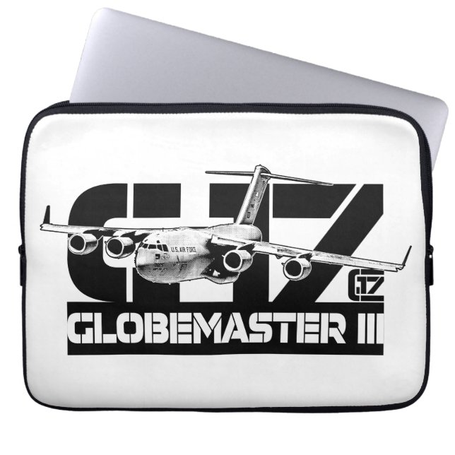 C-17 Globemaster III Laptop Sleeve Electronics Bag (Voorkant)