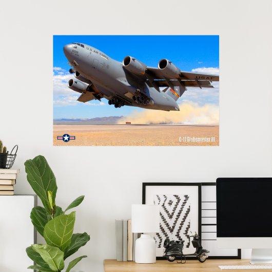 C-17 GLOBEMASTER III POSTER (Thuiskantoor)