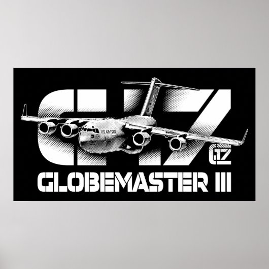 C-17 Globemaster III-Poster Poster (Voorkant)