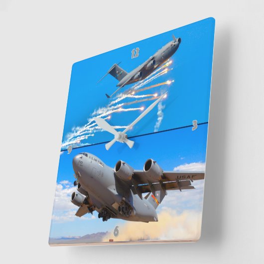 C-17 GLOBEMASTER III VIERKANTE KLOK (Hoek)