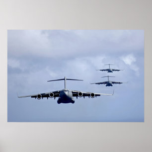C-17 Globemaster III-Vliegtuig Poster
