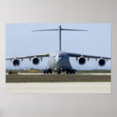 C-17 Globemaster III-Vliegtuig Poster (Voorkant)