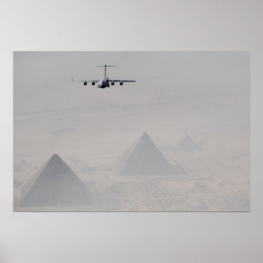 C-17 Globemaster III-Vliegtuig Poster (Voorkant)