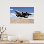 C-17 Globemaster III-Vliegtuig Poster (Keuken)