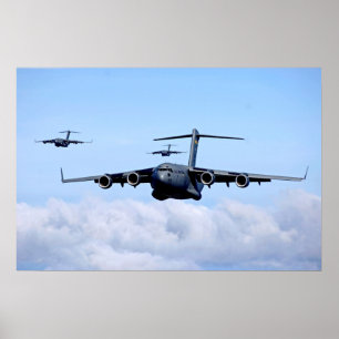C-17 Globemaster III-Vliegtuig Poster