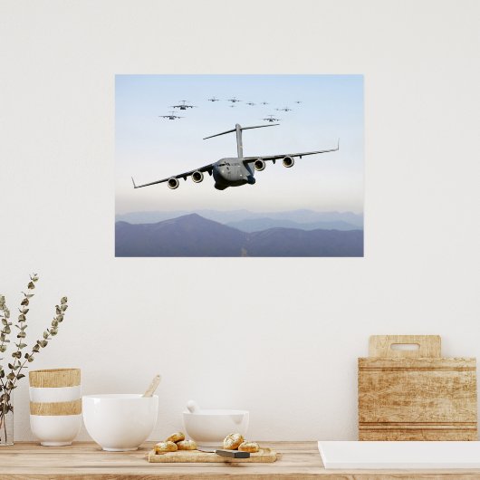 C-17 Globemaster III's Poster (Keuken)