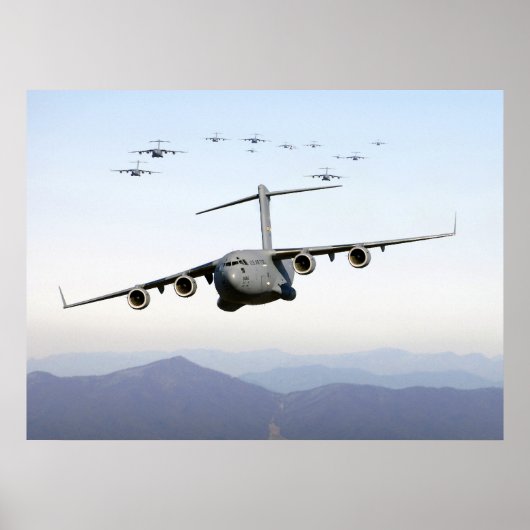 C-17 Globemaster III's Poster (Voorkant)