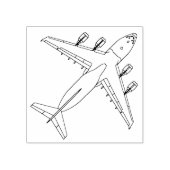 C-17 Globemaster Line Art Rubber Stempel (Afrduk)