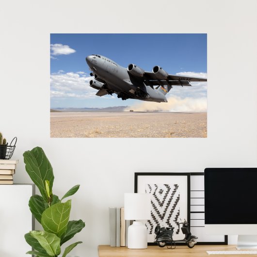 C-17 Globemaster Poster (Thuiskantoor)