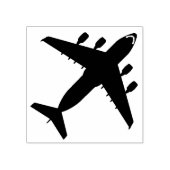 C-17 Globemaster Silhouet Rubber Stamp Rubberstempel (Afrduk)