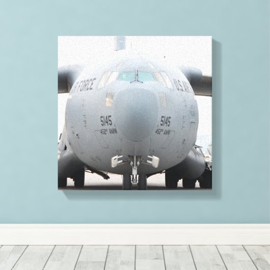 C-17 Globemaster v2 Wrapped Canvas (Insitu (Houten vloer))