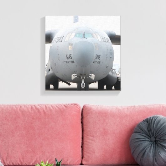 C-17 Globemaster v2 Wrapped Canvas (Insitu (Woonkamer))