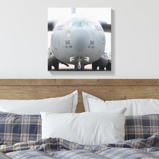 C-17 Globemaster v2 Wrapped Canvas (Insitu (Slaapkamer))