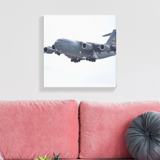 C-17 Globemaster Wrapped Canvas (Insitu (Woonkamer))