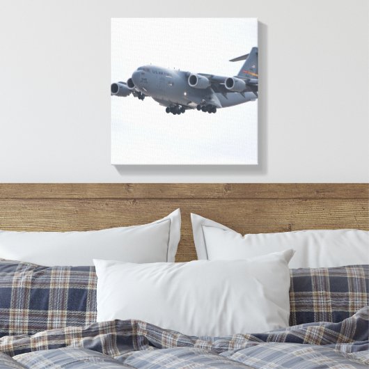 C-17 Globemaster Wrapped Canvas (Insitu (Slaapkamer))