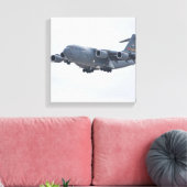 C-17 Globemaster Wrapped Canvas Afdruk (Insitu (Woonkamer))