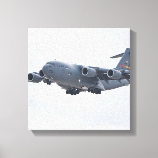 C-17 Globemaster Wrapped Canvas Afdruk (Voorkant)