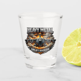 C-17 Heavy Metal Airlift Division Shotglas Shot Glas
