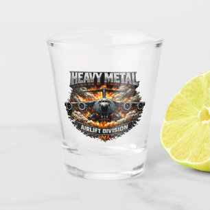 C-17 Heavy Metal Airlift Division Shotglas Shot Glas
