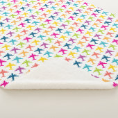 C-17 Transport Jet Aangepaste naam Baby Sherpa Deken (3/4)