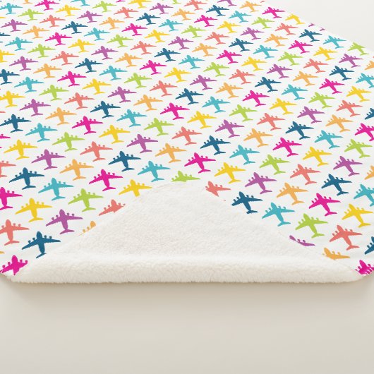 C-17 Transport Jet Aangepaste naam Baby Sherpa Deken (3/4)