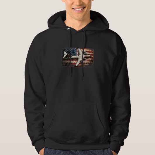 C-17 Vlag van de Globemaster Militair Transport Ai Hoodie (Voorkant)