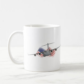 C-17 Vliegtuig tegen Amerikaanse luchtmacht Koffiemok