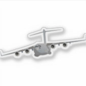 C-17 Vliegtuig tegen Amerikaanse luchtmacht Sticker (Voorkant)