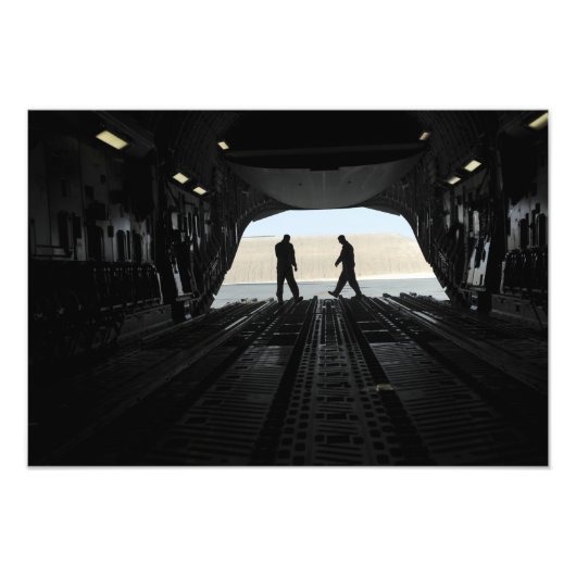 C-17A Globemaster III-laadmeesters Foto Afdruk (Voorkant)